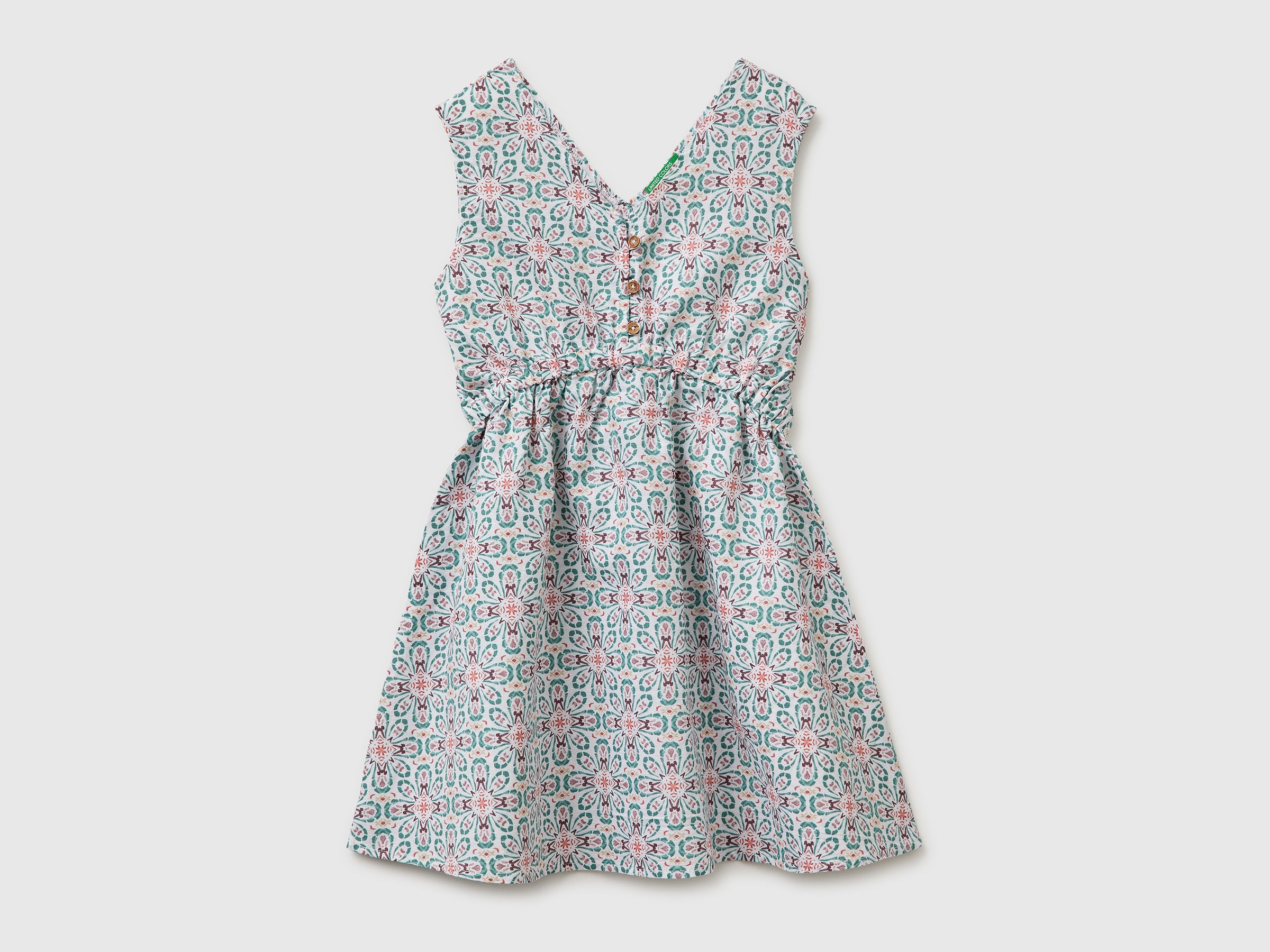 Floral dress in linen blend - ucb_image_FS