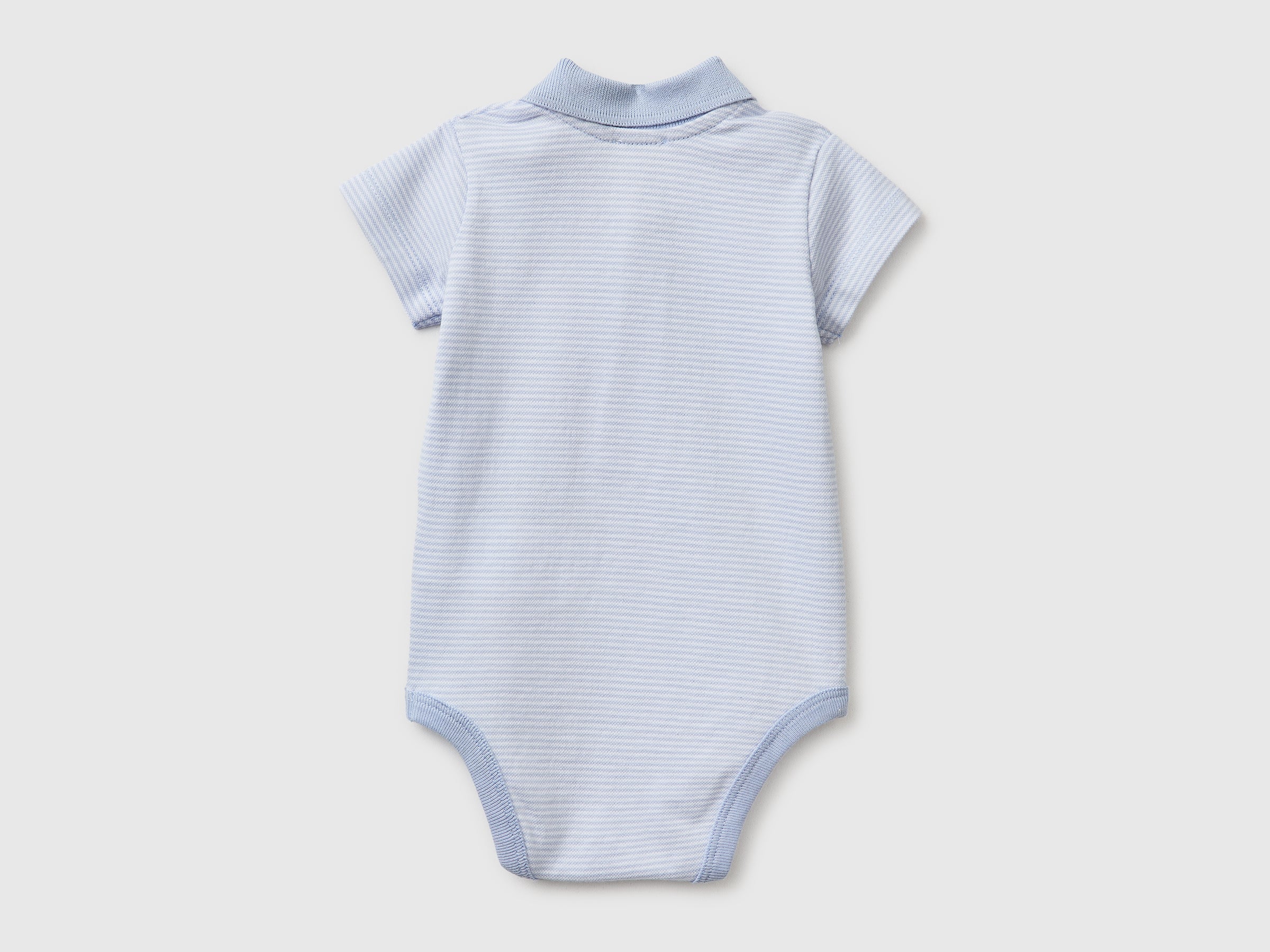 Polo onesie in stretch cotton - ucb_image_BS