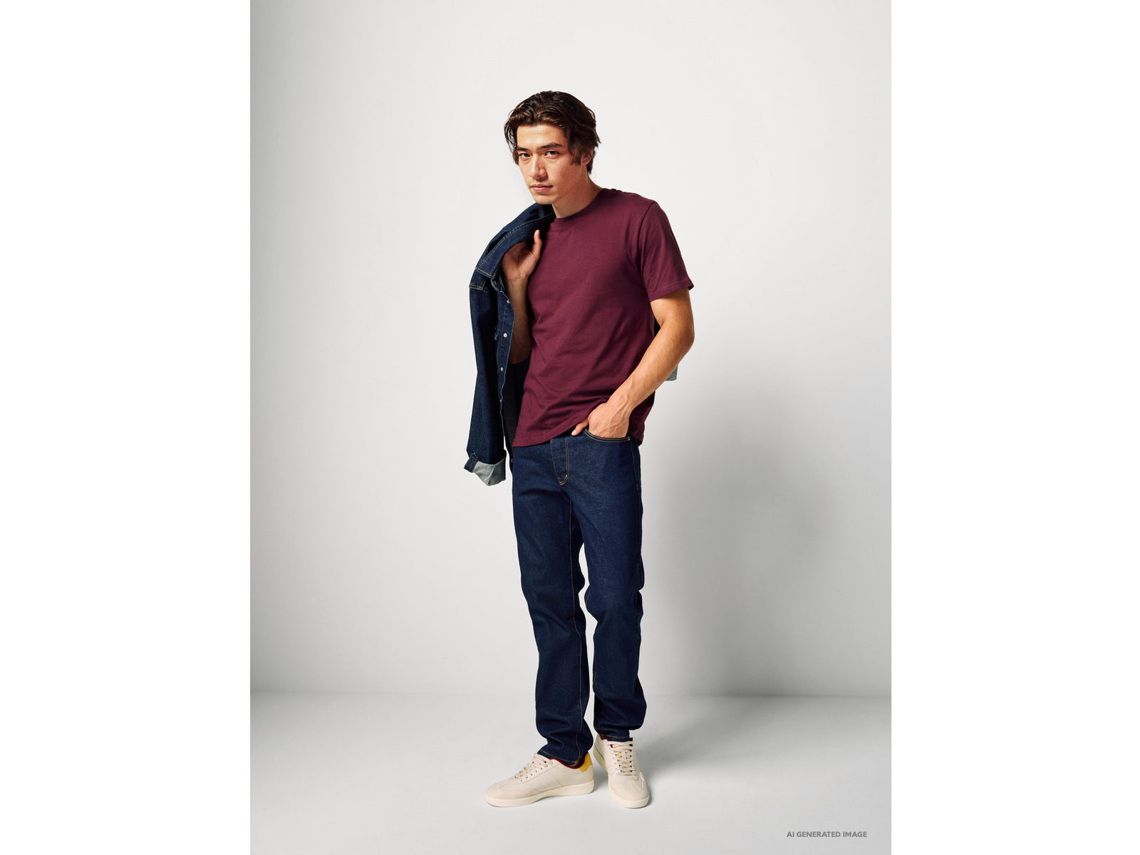 Long fiber cotton t-shirt