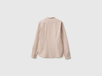 Camisa às riscas gola coreana - ucb_image_BS