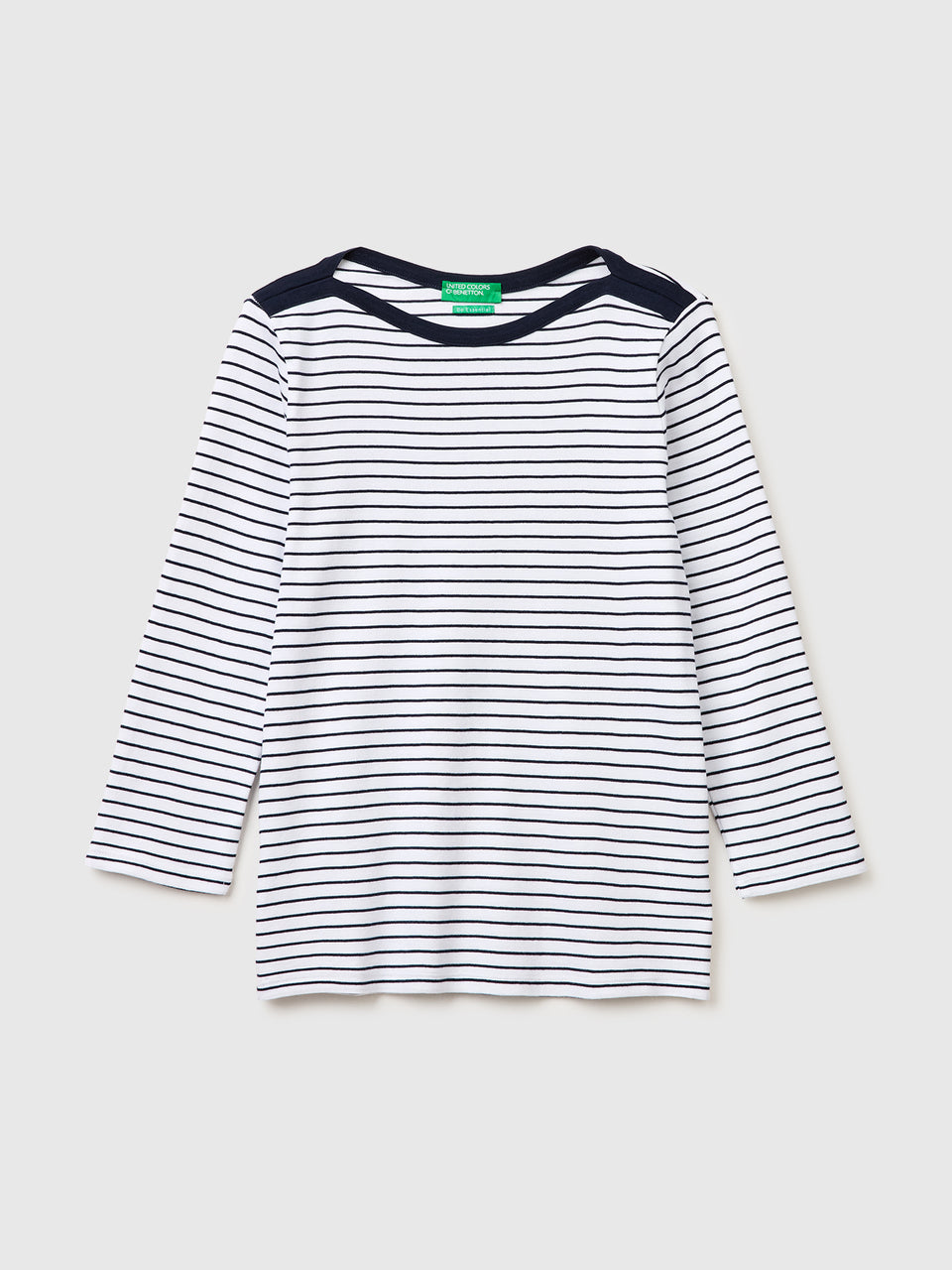 Striped t-shirt with boat neck - ucb_image_FS