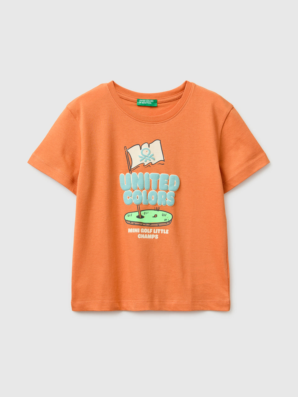 Organic cotton T-shirt with logo print - ucb_image_FS