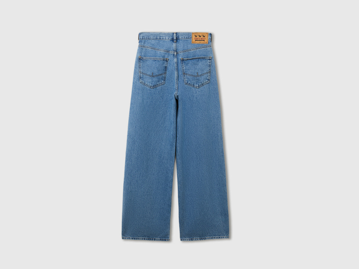 Jeans wide fit lavagem clara - ucb_image_BS