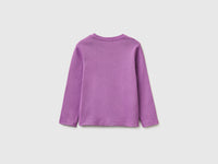 T-shirt com logótipo glitter em algodão orgânico - ucb_image_BS