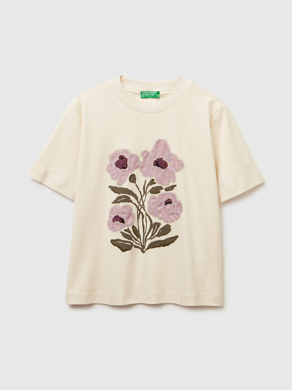 T-shirt com estampa e bordado - ucb_image_FS