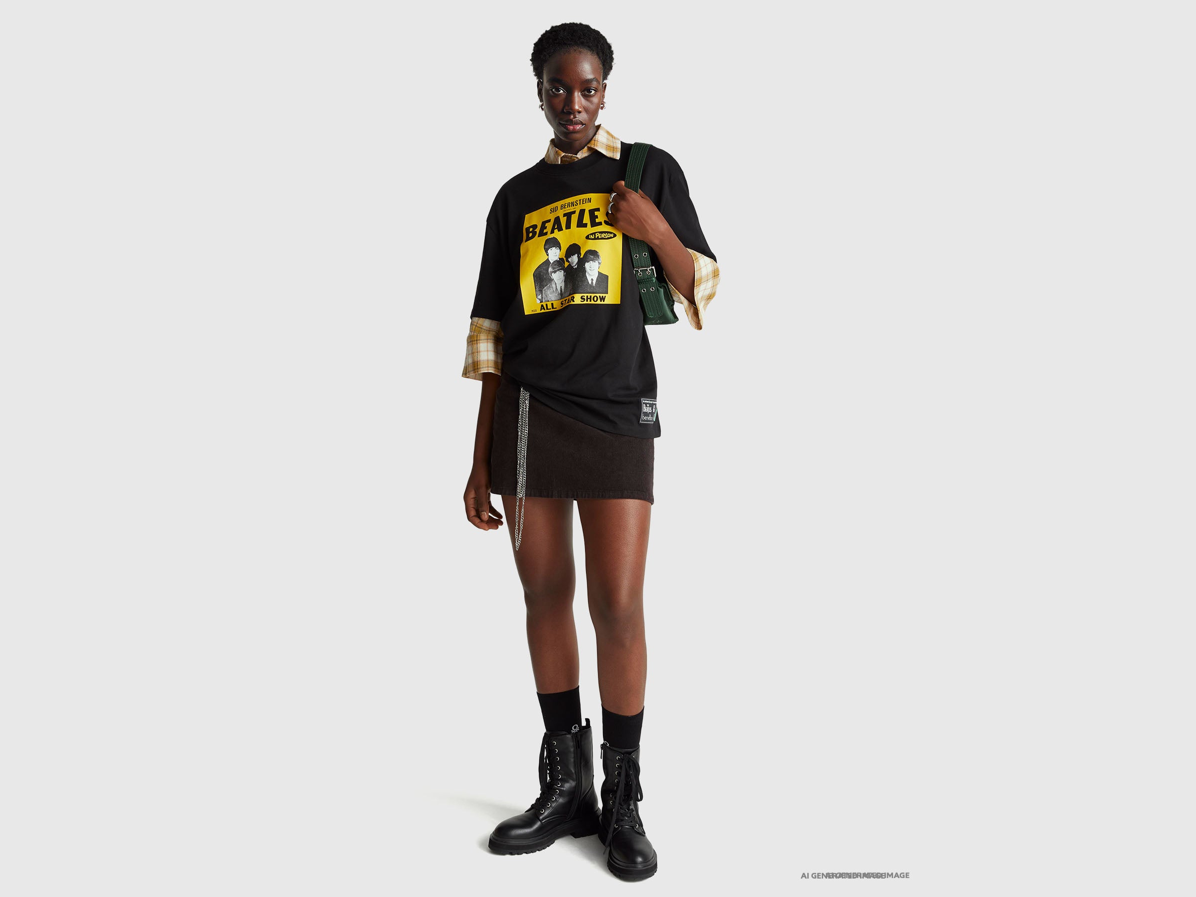 T-shirt "The Beatles” em algodão - ucb_image_FY