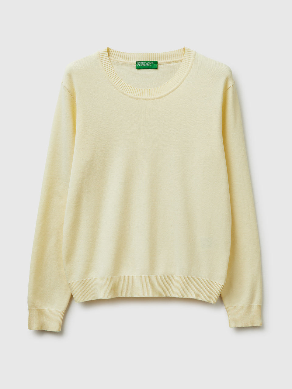 Camisola amarelo claro em algodão tricot - ucb_image_FS