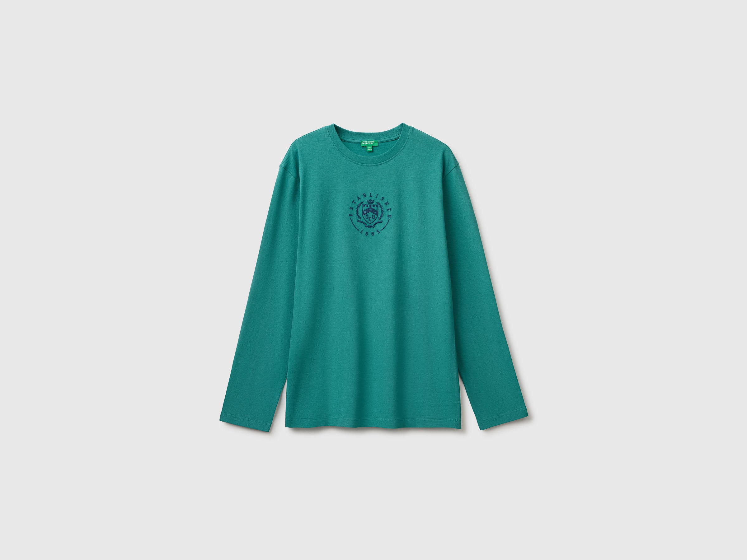 T-shirt com estampa e bordado - ucb_image_FS
