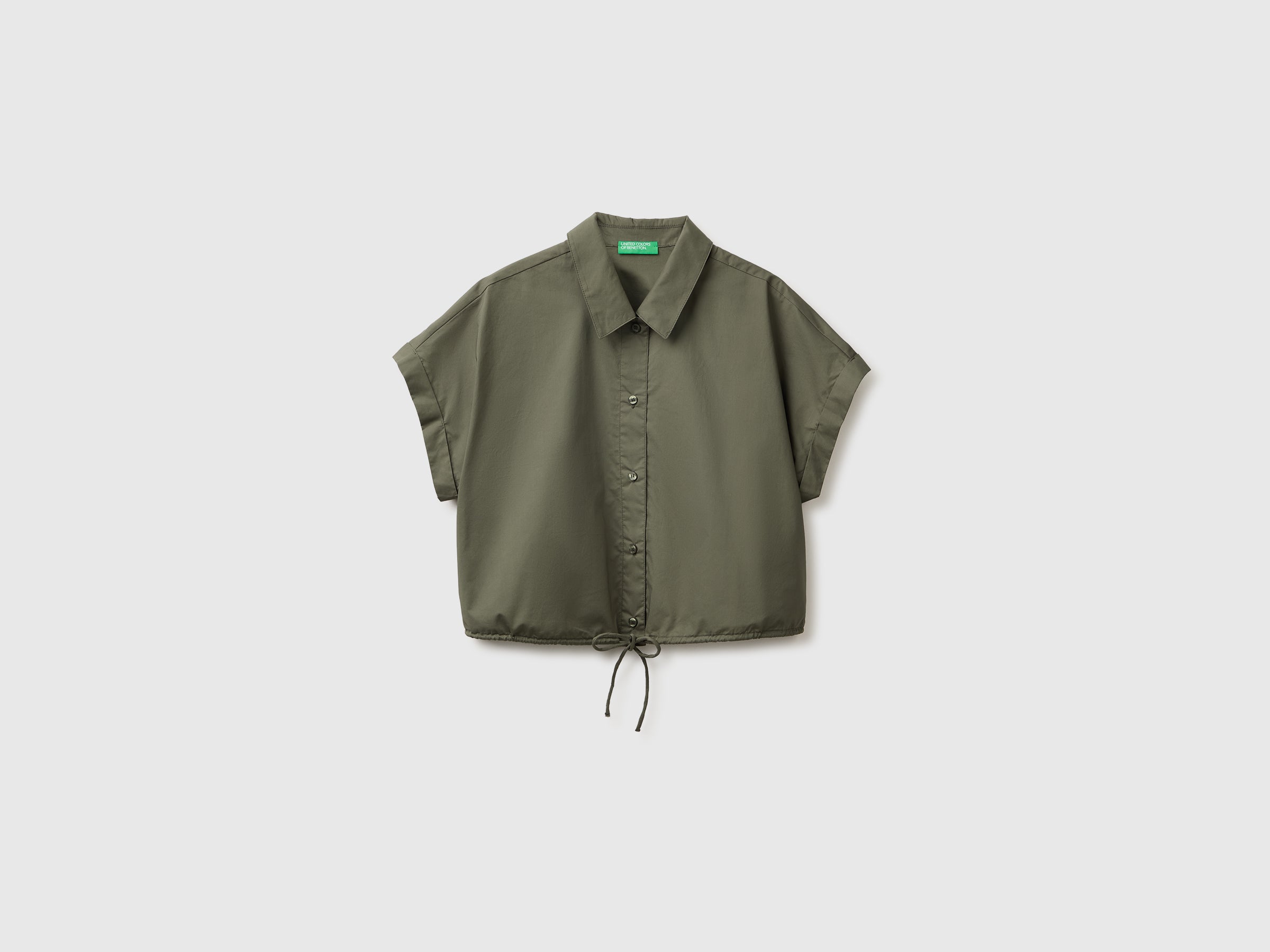 Cropped shirt with drawstring - ucb_image_FS