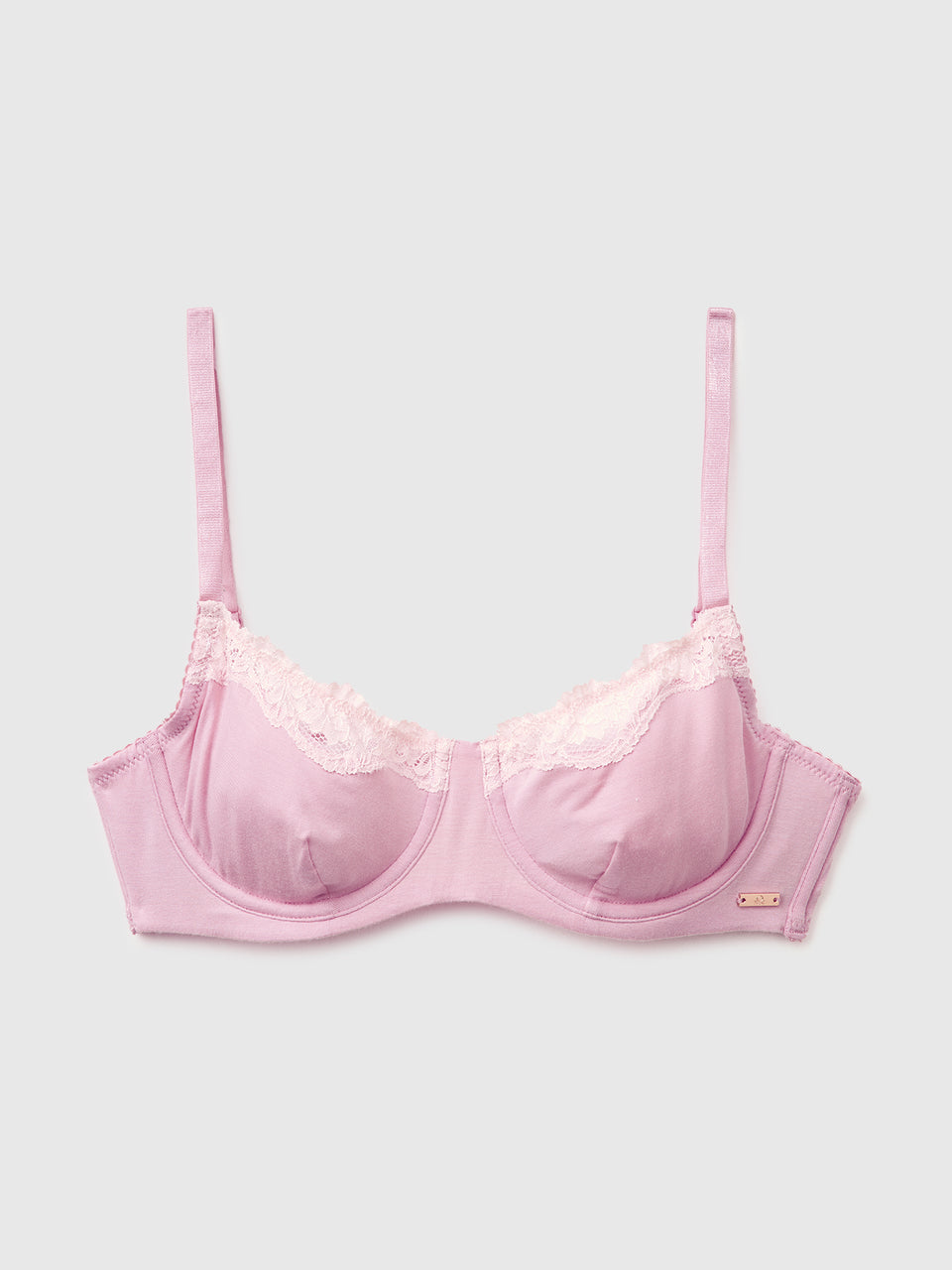 Silk blend bra with lace - ucb_image_FS