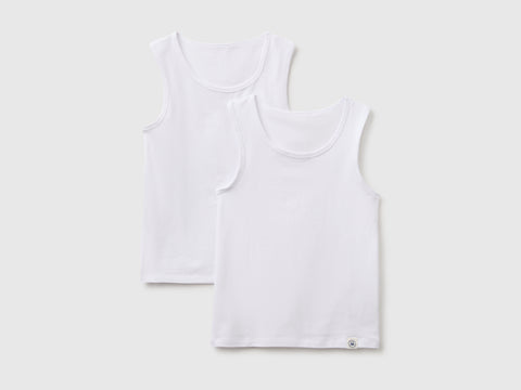 Duas t-shirts sem mangas interiores em algodão stretch - ucb_image_FS