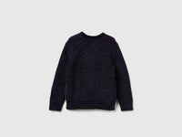 Camisola de gola redonda em chenille - ucb_image_BS