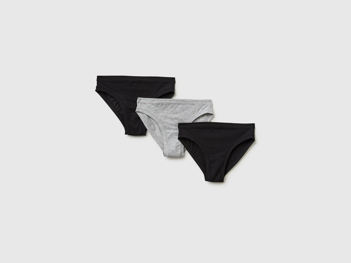 Three low-cut briefs in super stretch cotton - ucb_image_FS