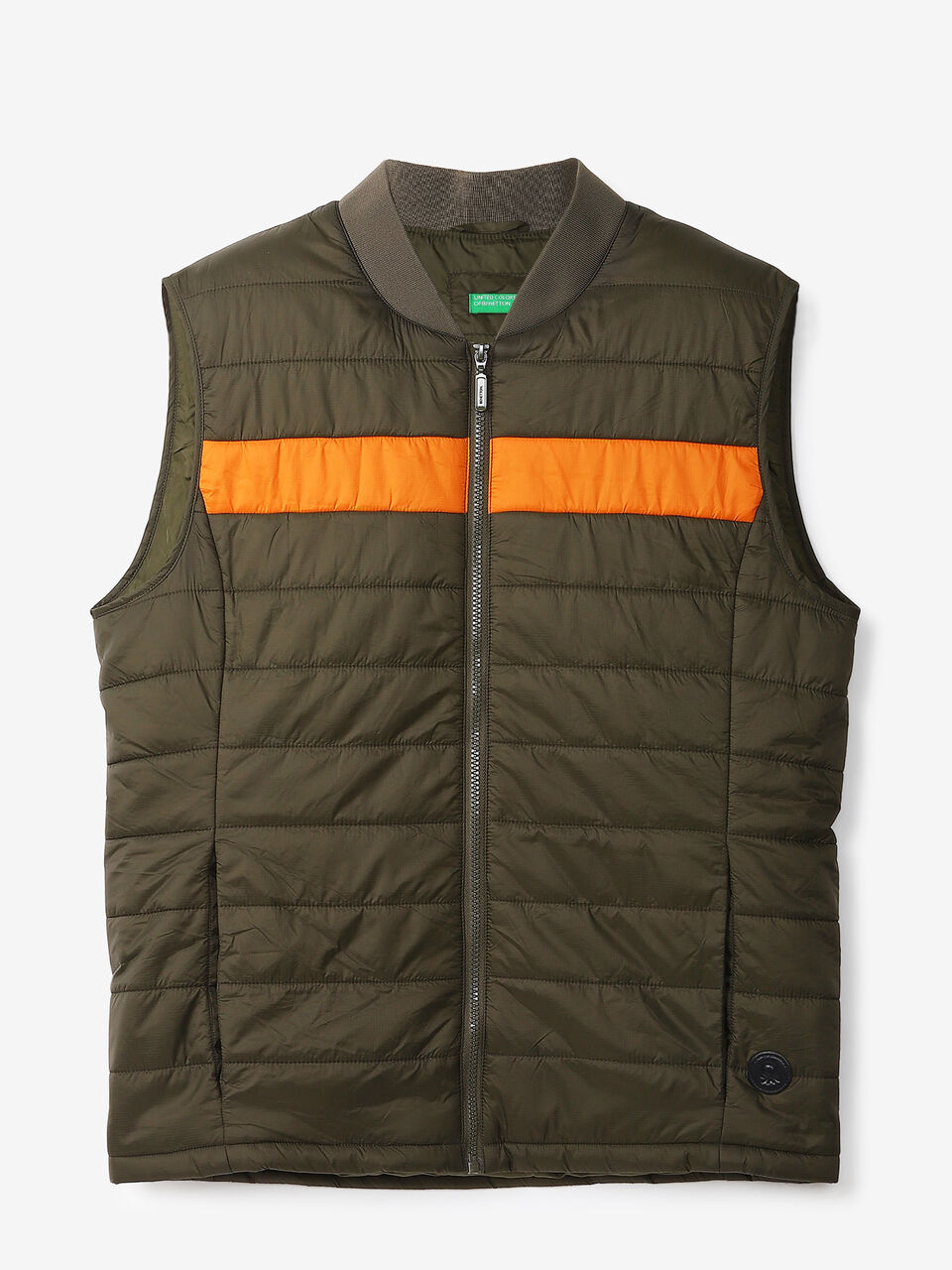 COLOR BLOCK GILET PUFFER JACKET image number null