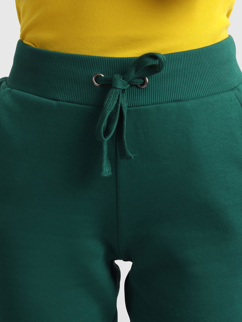 Basic Knit Pants with Benetton Text image number null