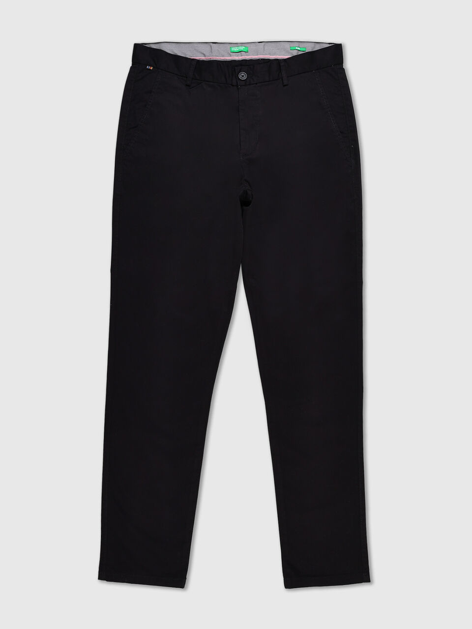 SLIM FIT STRETCH SATIN TROUSER image number 1