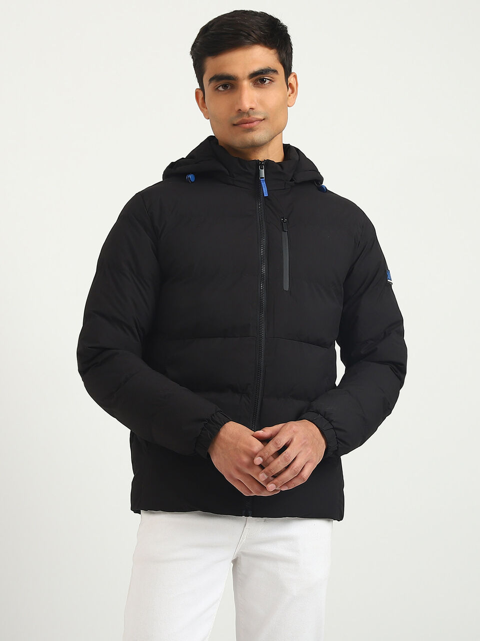 SOFT PUFFER HOODED JACKET image number null