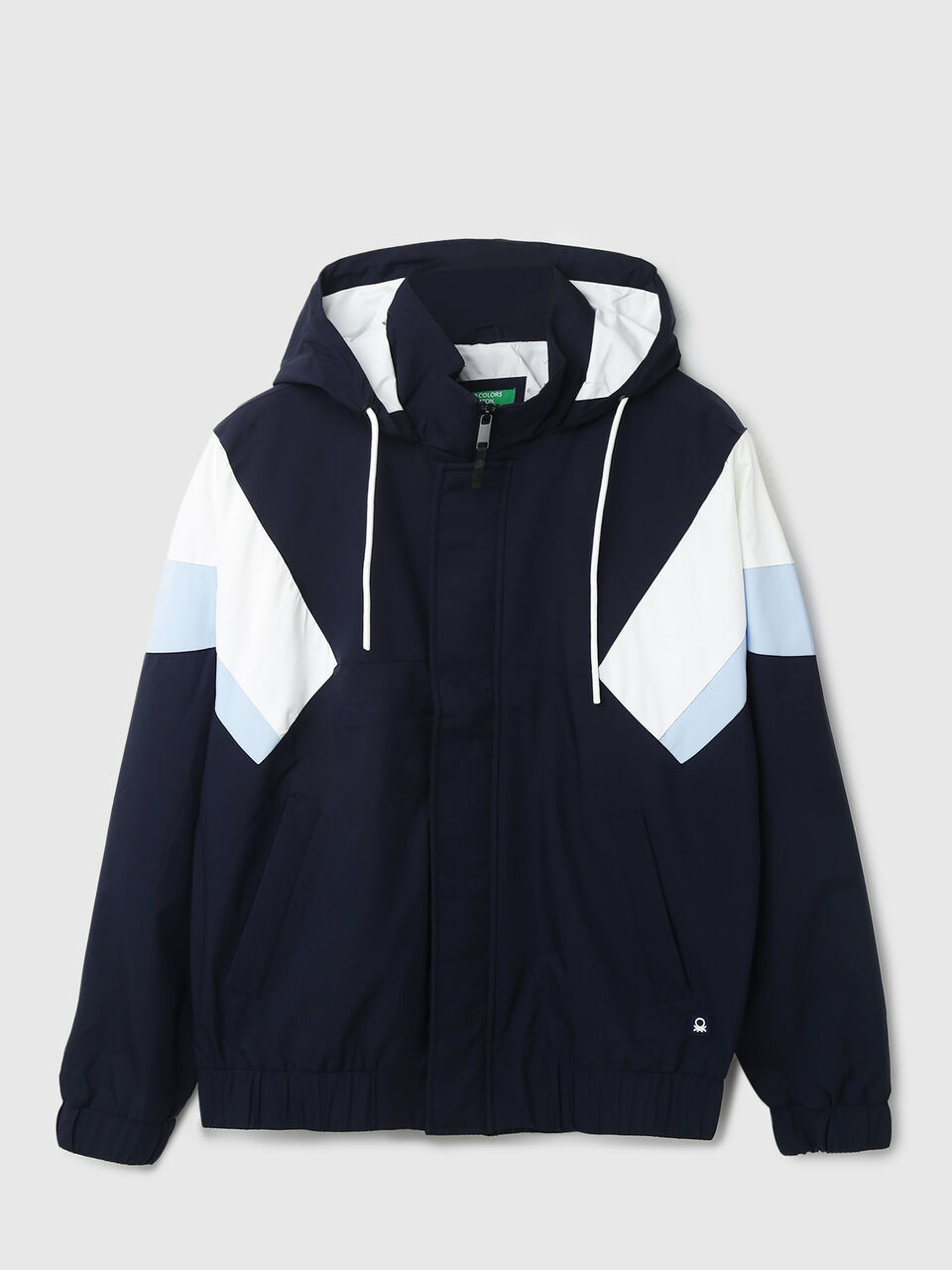 RAGLAN SLEEVE COLOR BLOCK JACKET image number null