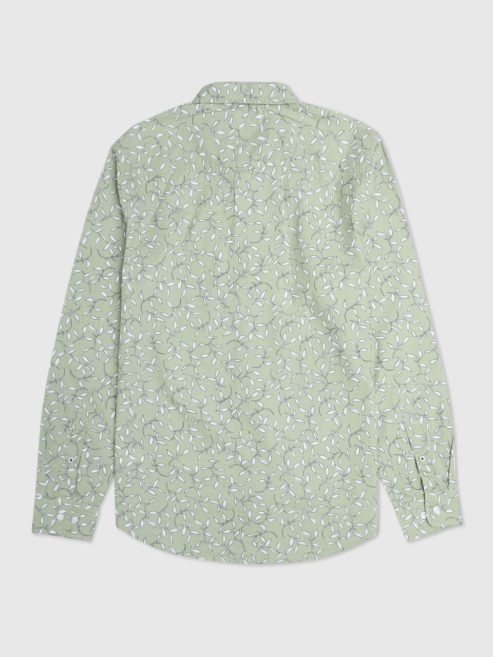 Full Sleeves Poplin Botanic Print Shirt image number 2