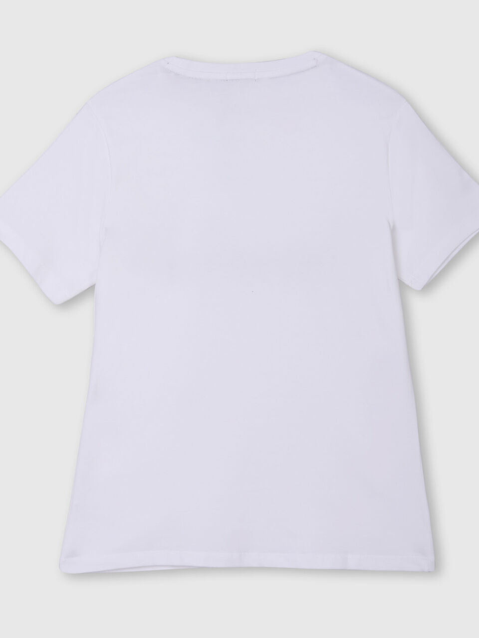 Technique T-Shirt with Benetton Text Logo image number 2