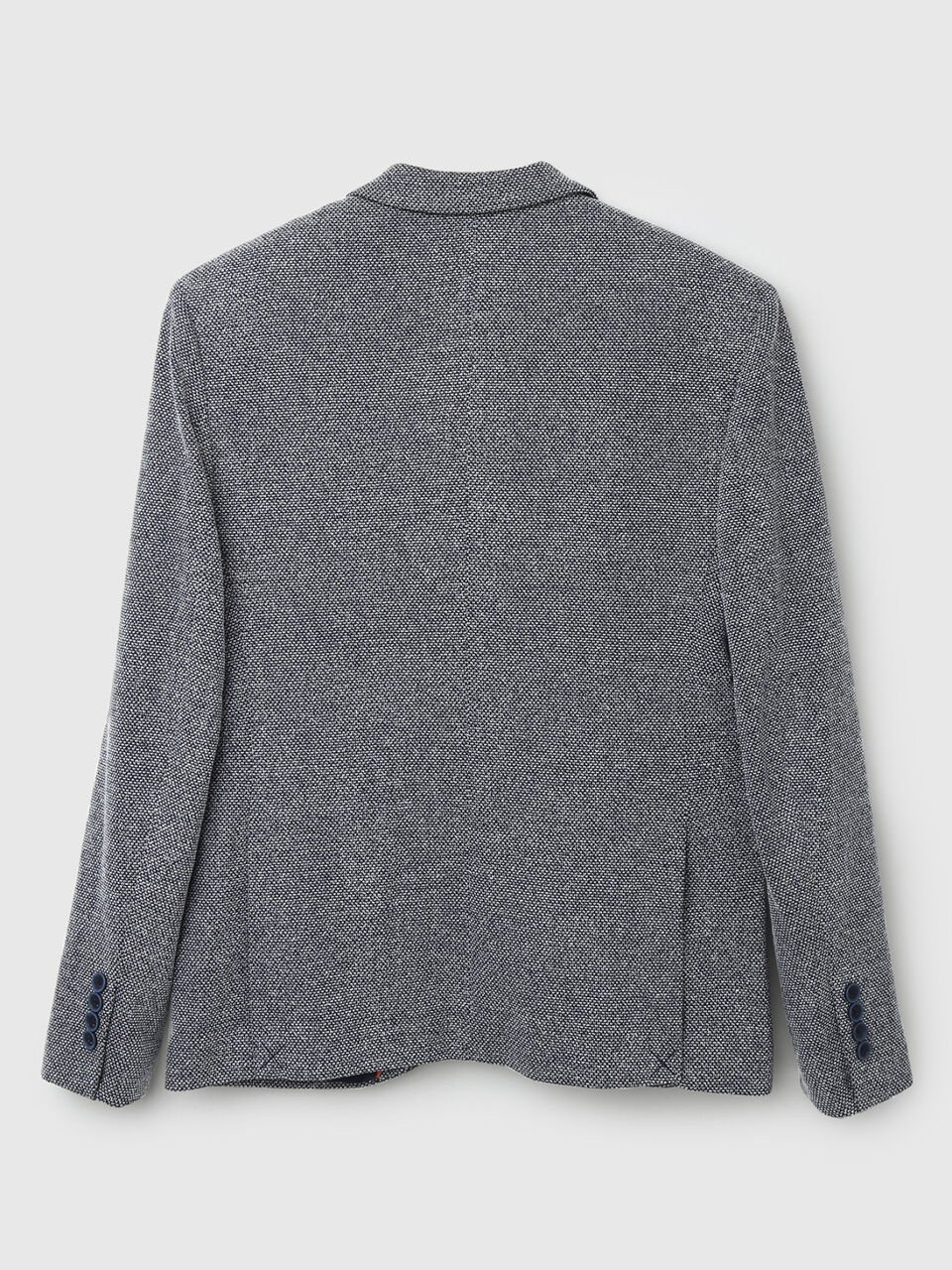 GRAIN TEXTURE KNIT BLAZER image number 2