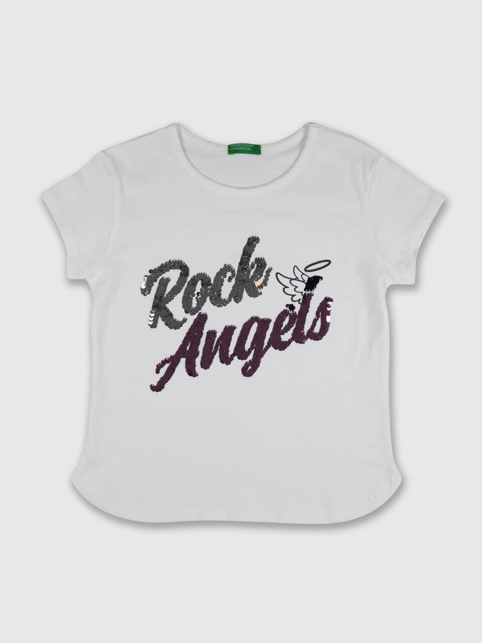 Heart/Rock Angel In Magic Sequin image number 1