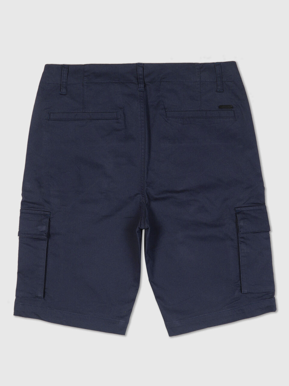 Slim Fit Satin Cargo Shorts image number 2