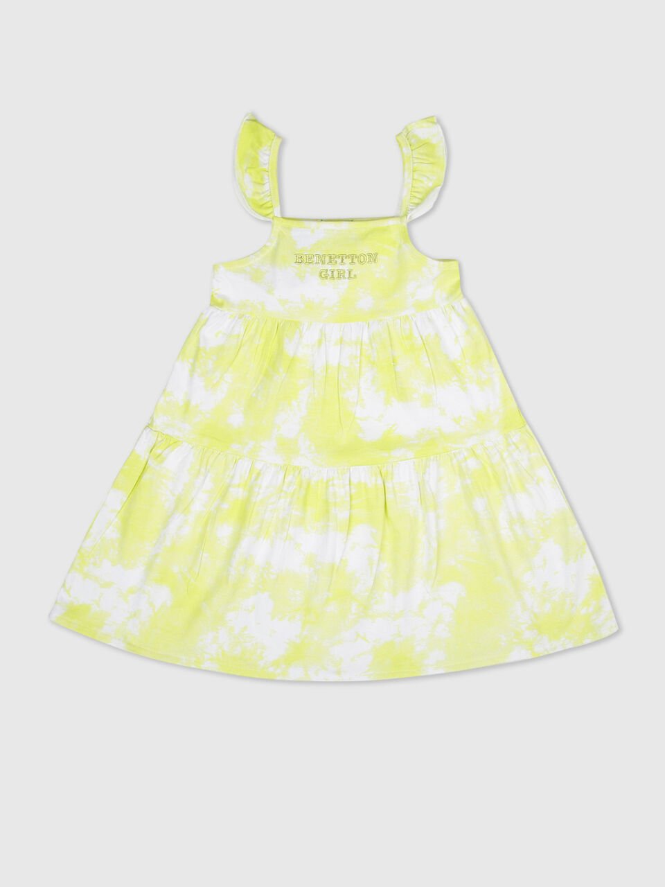 Tie-Dye DreShort Sleeve With Lurex Emb. image number 1