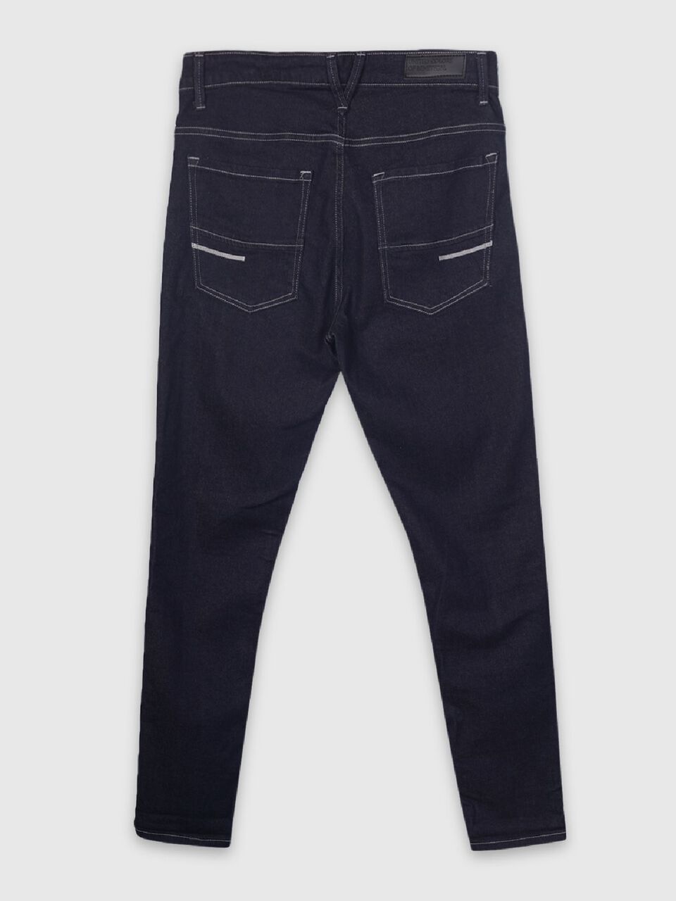 Dark Raw Look Slim Tapered Fit Jeans image number 2