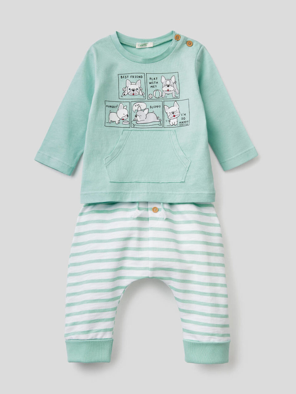 Printed set in 100% cotton image number null