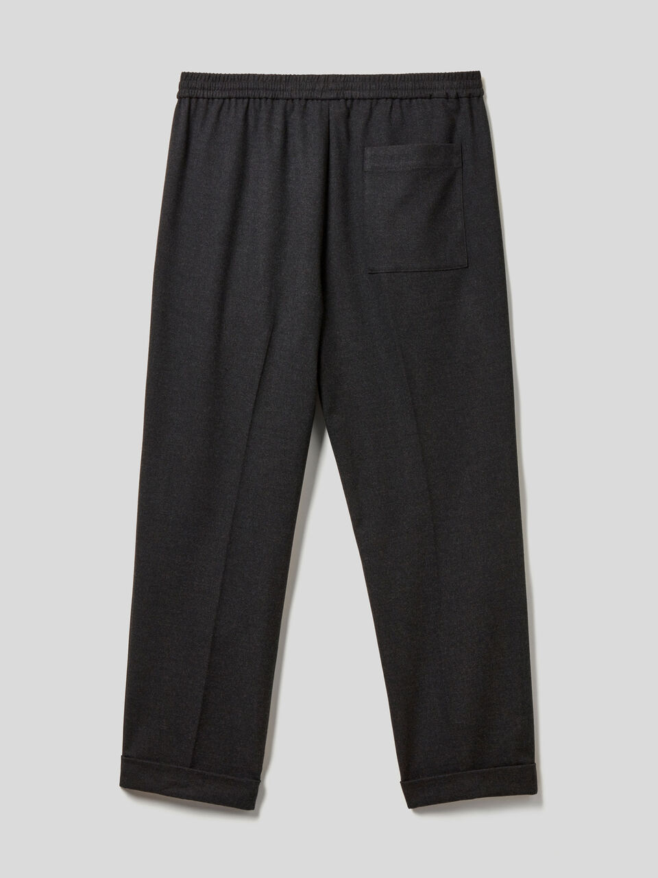 Soft stretch flannel trousers image number 2