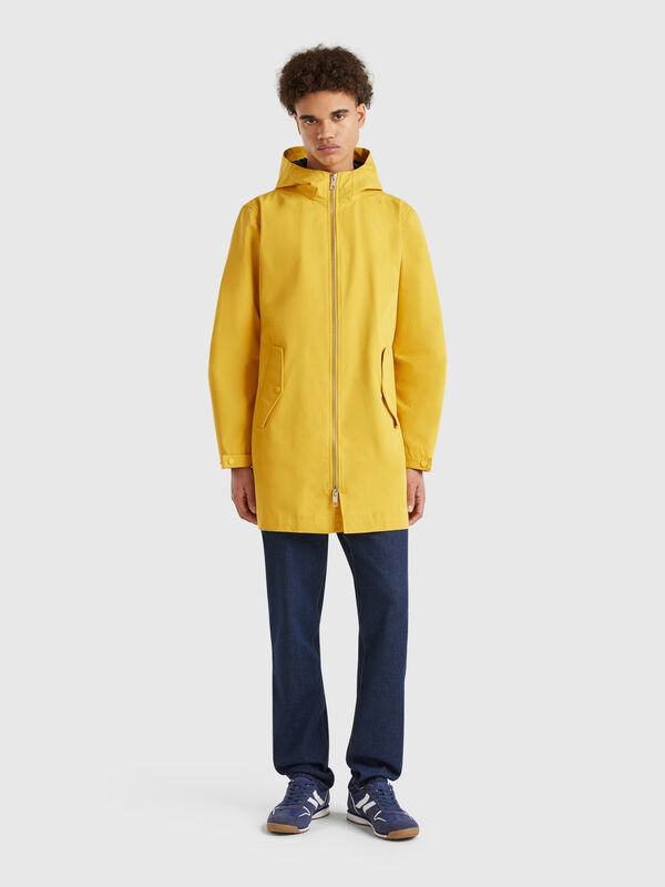 Cotton blend parka Men