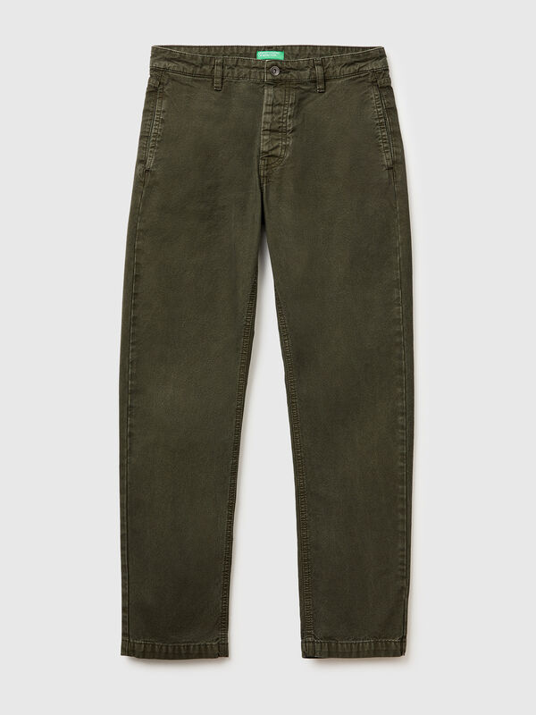 Straight fit chinos Men