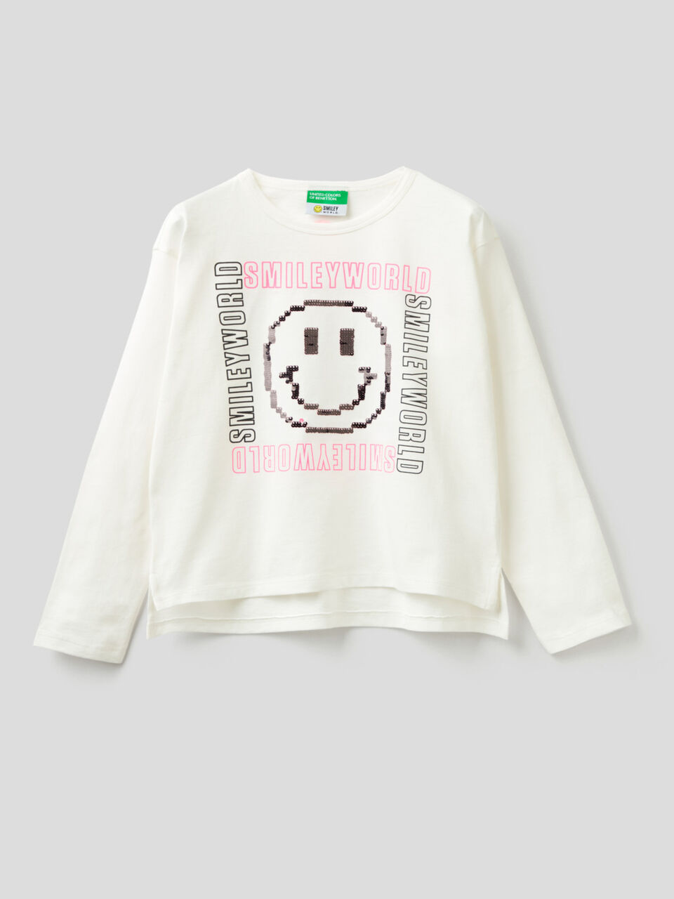 Long sleeve SmileyWorld® t-shirt image number 1