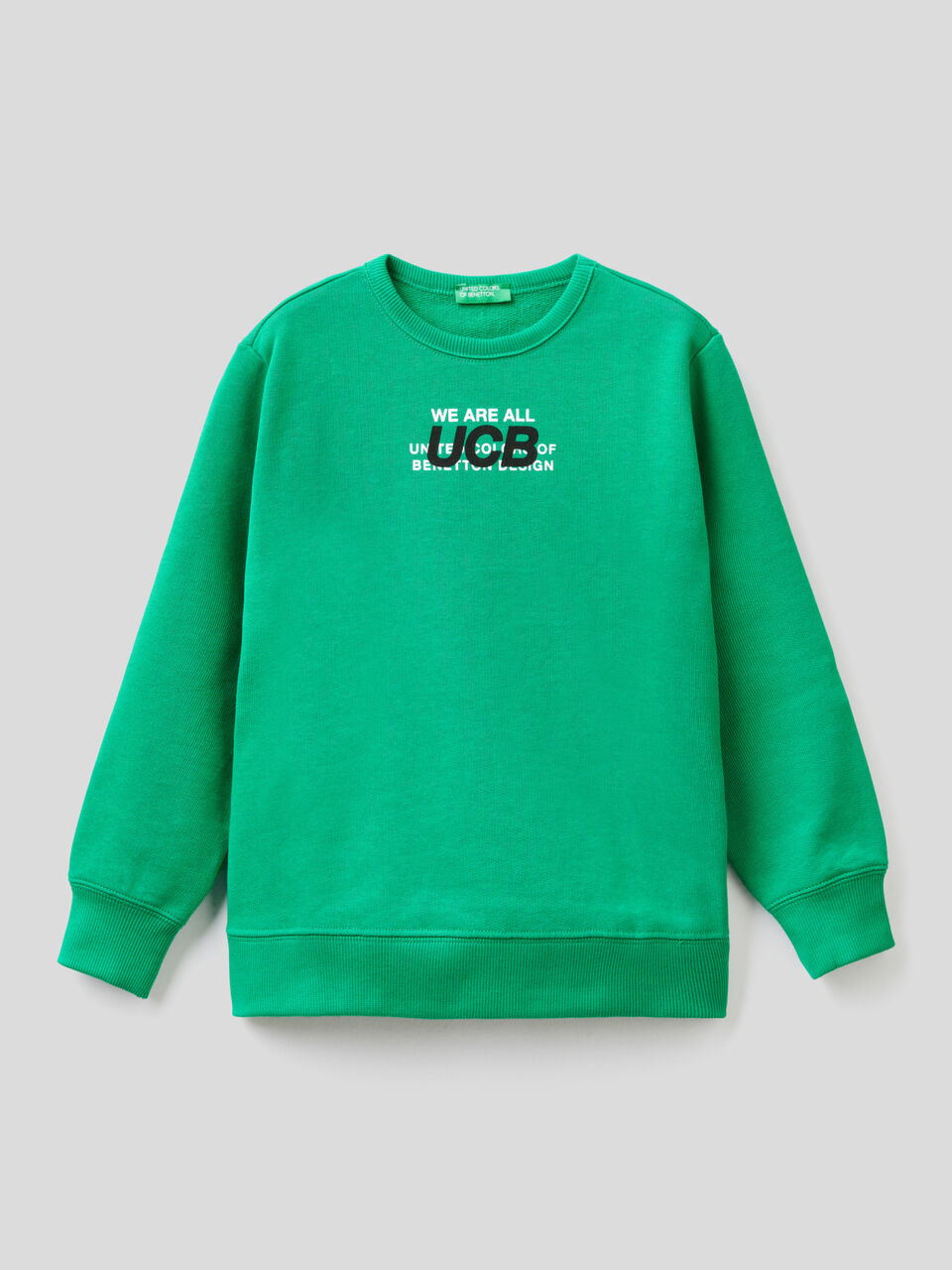 Sweatshirt with logo print image number 1
