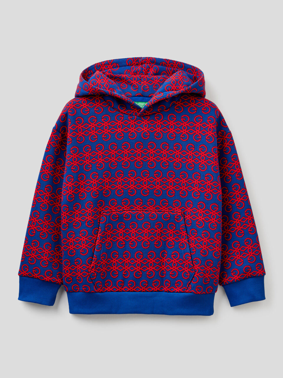 Monogrammed sweatshirt with hood by Ghali image number 1