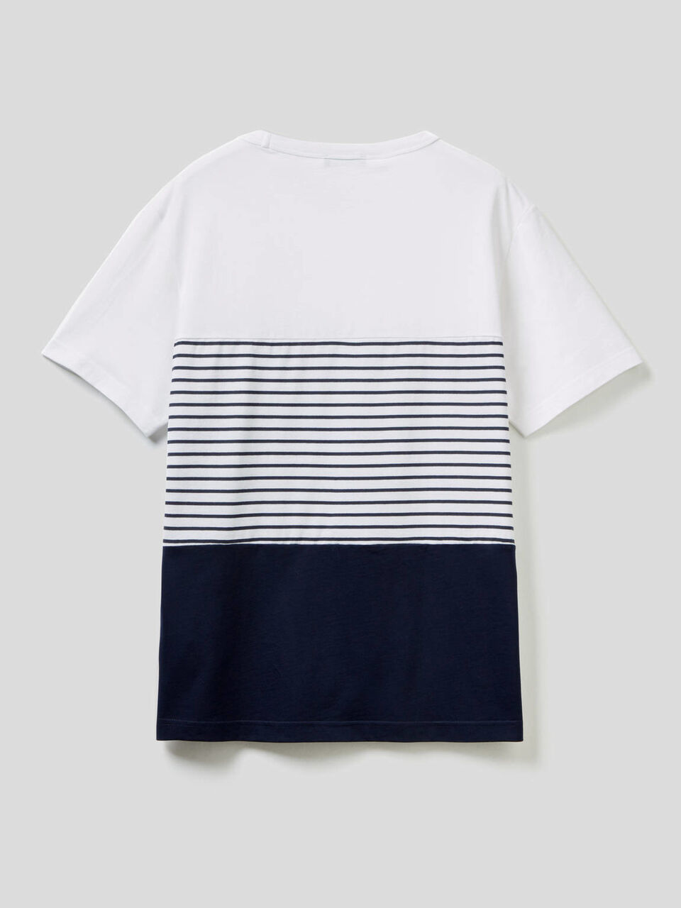 Color block striped t-shirt image number 2