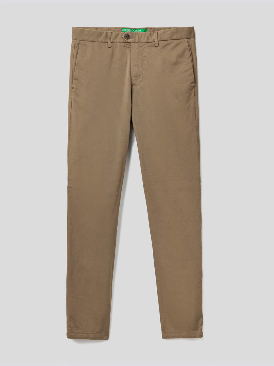 Slim fit cotton chinos image number 1