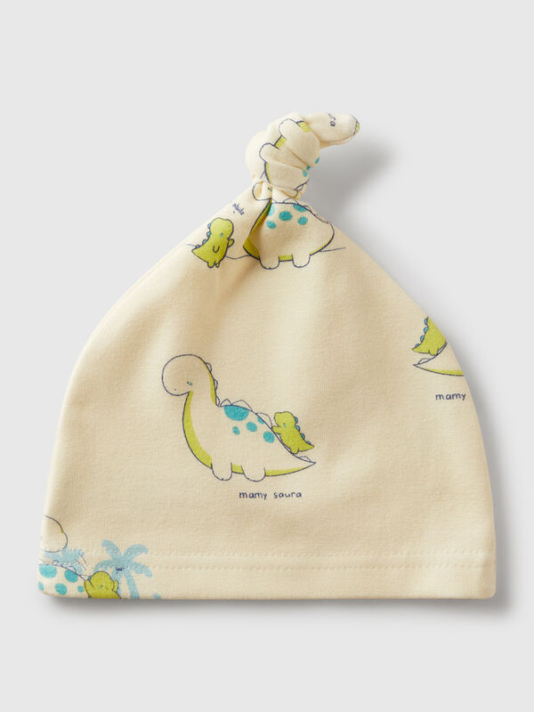 Printed hat with knot New Born (0-18 months)