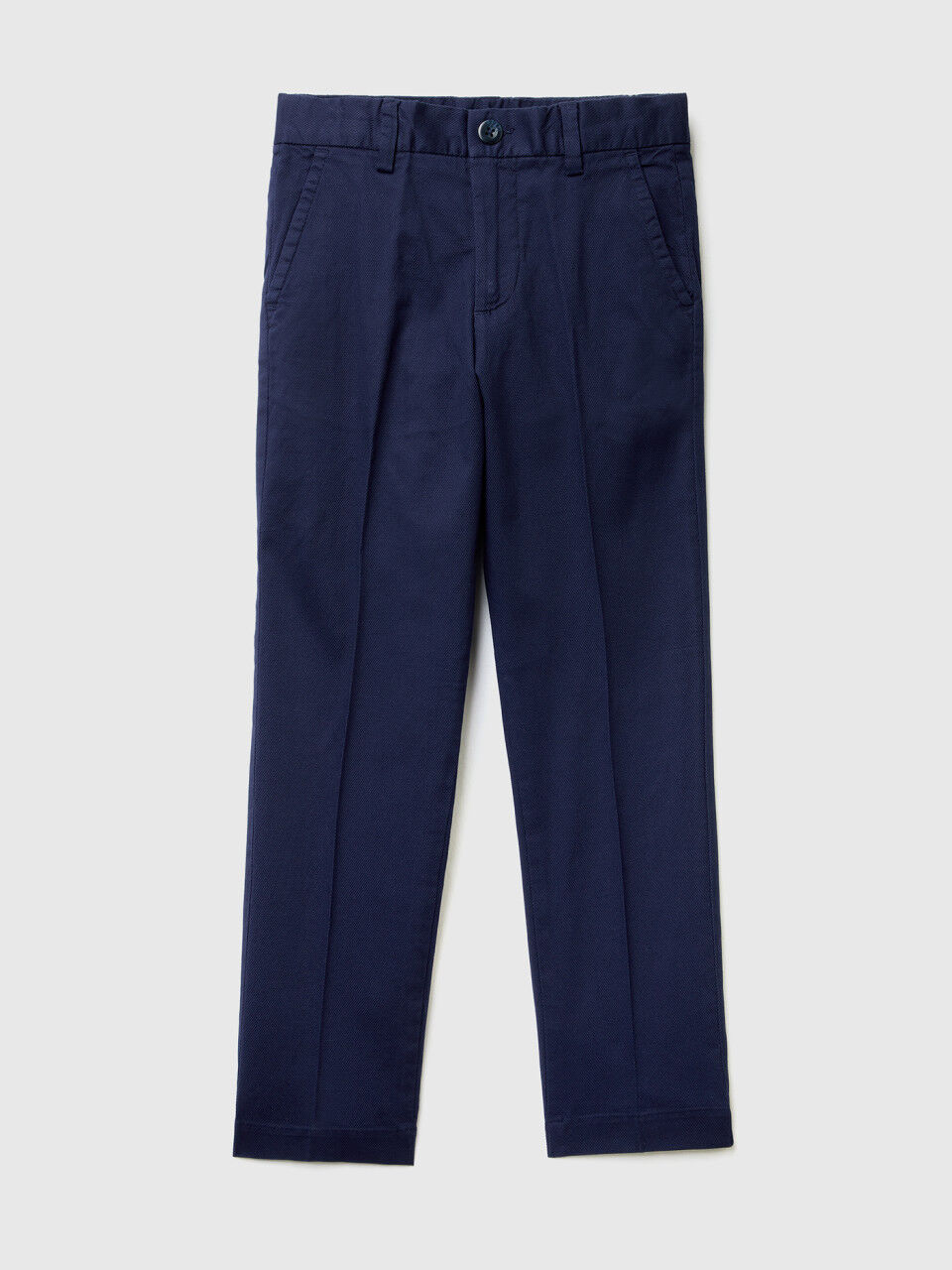 Slim fit chinos in stretch cotton