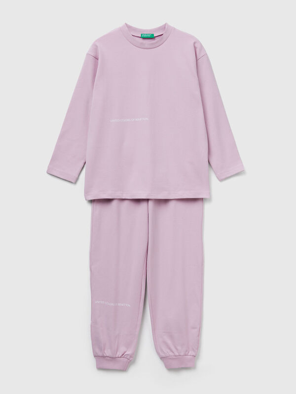 Pyjamas in warm cotton Junior Boy