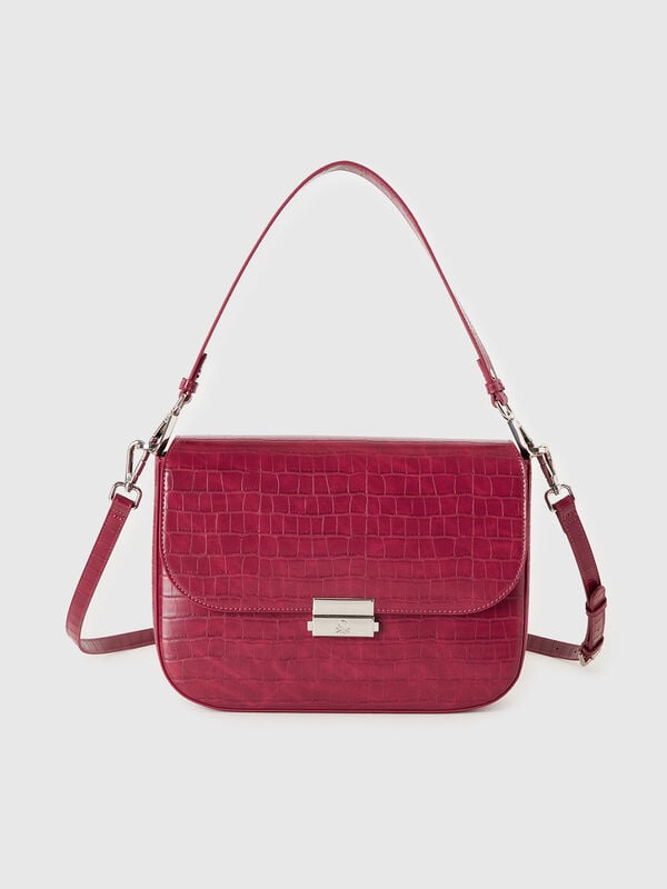 Large red Be Bag with coconut print Women