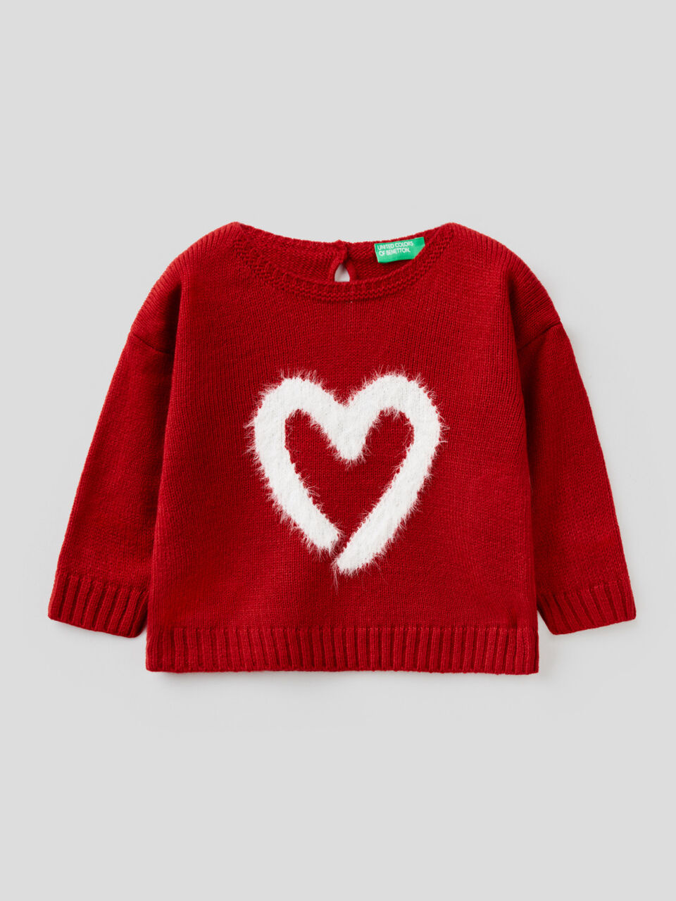 Sweater with graphic inlay image number 1