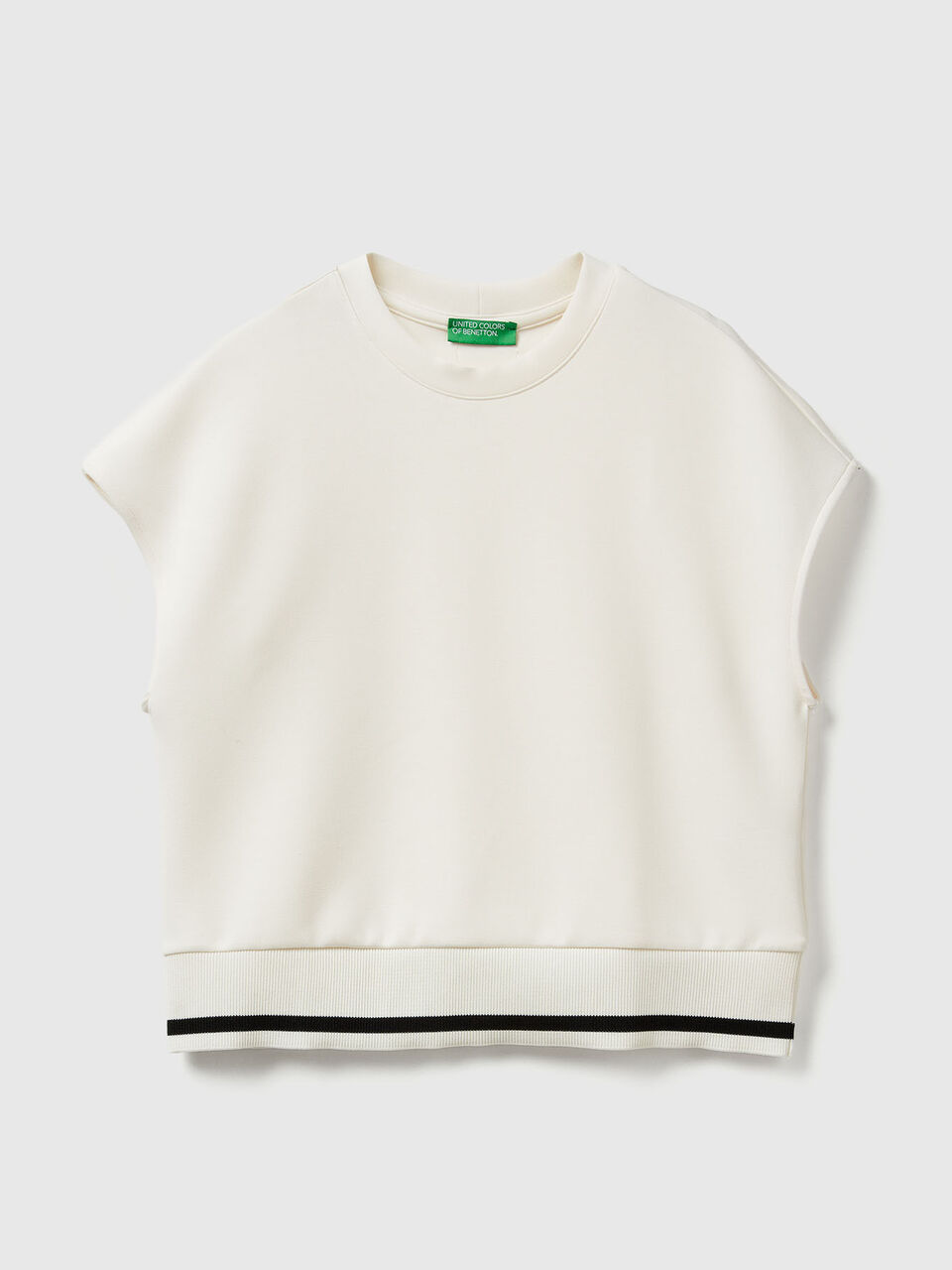 SLEEVELESS SWEATER Women image number null