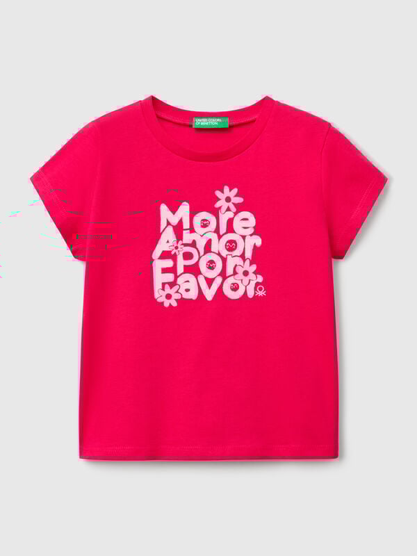 T-shirt with neon print Junior Girl