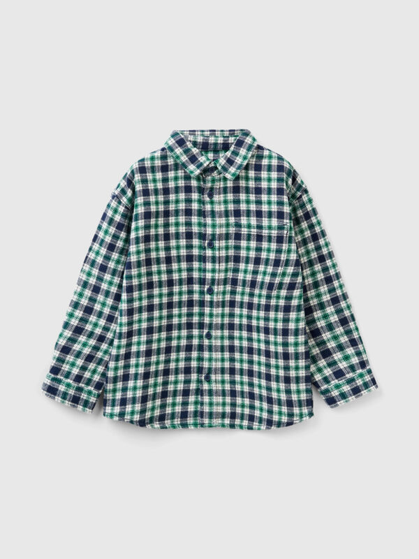 Check flannel shirt