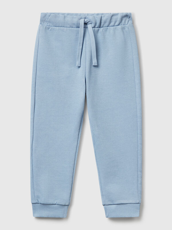 Cotton trousers with logo Junior Boy