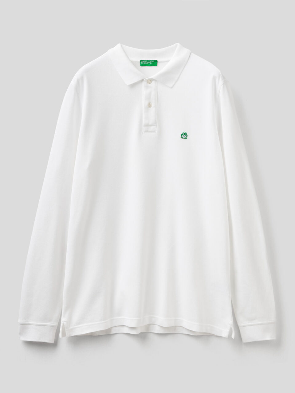 Long sleeve 100% cotton polo image number 1