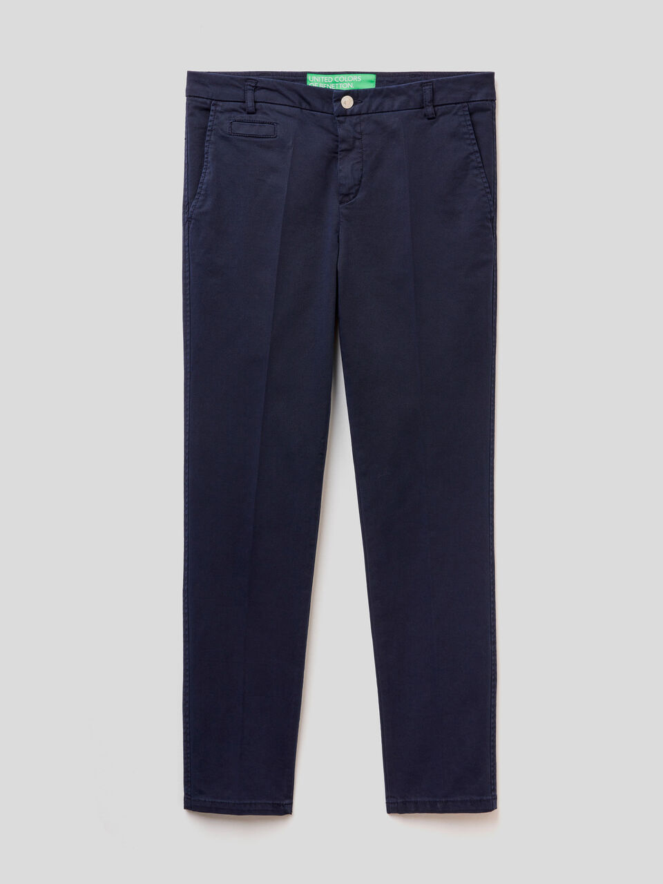 Slim fit cotton chinos image number 1