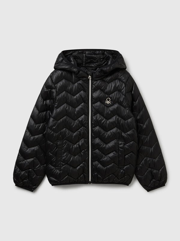 Padded jacket with hood Junior Girl